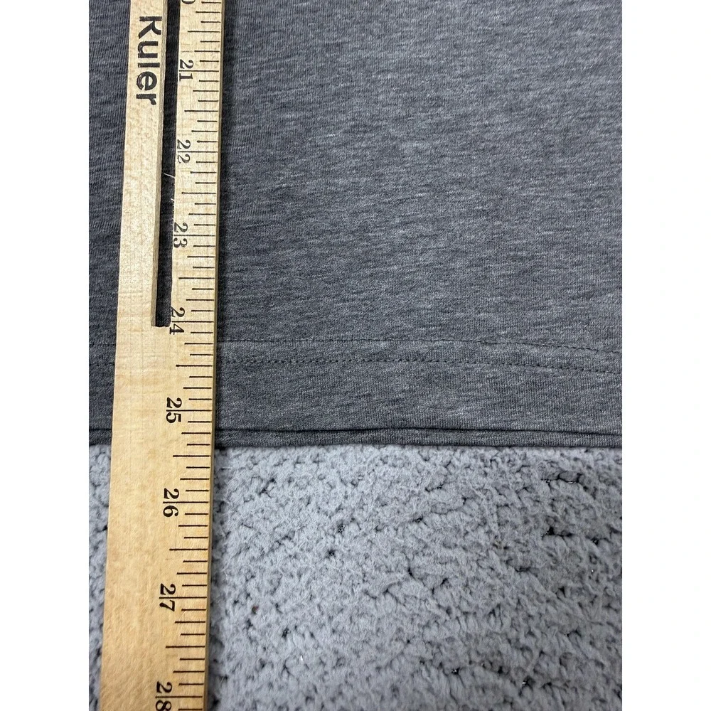 Nike LeBron 6 Shirt Mens Small Gray Dri-FIT He Who Conquers Graphic Tee Tagless
